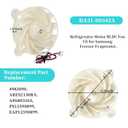 DA31-00342A Refrigerator Motor bldc Fan Compatible with Samsung Freezer Evaporator RS27T5200SG, RS22T5561SR, RS22T5201SR, RS27T5200SR, RS23A500ASR, RS23A500ASG, RS28A5F61SR, RS28A5F61SG