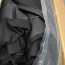 Skechers Air-Cooled Memory Foam Seat Covers,Mesh Thick Car Seat Covers,Piping Leather Car Seat Cover,Airbag Compatible,Automotive Comfort for Most Cars, Vans, Trucks, SUV(Black, Full Set)