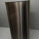 EKO Mirage-T 50 Liter / 13.2 Gallon Touchless Rectangular Motion Sensor Trash Can, Brushed Stainless Steel Finish