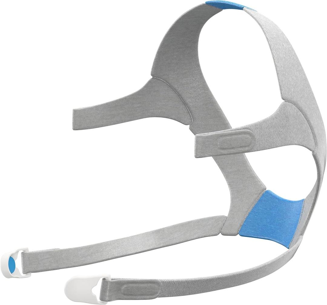 Resmed AirFit/AirTouch F20 Headgear - Replacement CPAP Headgear - Frame System & Full Face Cushion Not Included - Premium CPAP Accessories - Large, Blue