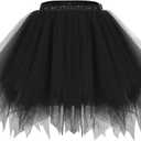 Bridesmay Women's Tutu Skirt 2025 50s Vintage Ballet Bubble Dance Skirts for Cosplay Party (Medium)