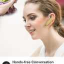 New Bee Bluetooth Earpiece V5.0 Wireless Handsfree Headset with Microphone 24 Hrs Driving Headset 60 Days Standby Time for iPhone Android Samsung Laptop Trucker Driver (Gold)
