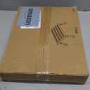 Adjustable Height Aluminum RV Step, Stable Foldable Platform Step Stool, Supports Up to 1,000 lb, Non-Slip Rubber Feet and Platform Mat, Easy to Carry (Black)
