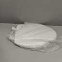 Bemis 7300SLEC Slow Close Toilet Seat, Easy Clean Hinges and Durable Plastic Seat, Made in USA, Elongated, White