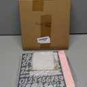 790 Pieces 10 Sheets Self Adhesive Glitter Alphabet Letter Stickers for Classroom Decor, Grad Cap Decoration, DIY Crafts Art Making, Business,Address Number (Silver,1 Inch)