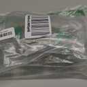 Two Fish Home Fashions Decorative Christmas Tree Resin Shower Curtain Hooks Set of 12, Christmas Tree Resin Curtain Rings Pack of 12 (Green)