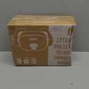 8-inch Ceramic Coated Electric Skillet with Lid, Non Stick Skillet Griddle Pan Electric, Rapid Heat Up, 650W, Breakfast Skillet, Kitchen Appliances for Cooking, White