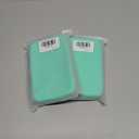 2 x Silicone Phone Holder, Insert Charm Carabiner Keychain for Bogg Bag, Compatible with Bogg Beach Tote Bag (Green)