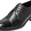 Cole Haan Men's Lenox Hill Cap Toe Oxford (9.5 Wide, Black)