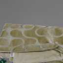 Yangest Beige Throw Pillow Cover Wavy Cushion Cover Modern Zippered Rectangular Pillowcase for Sofa Couch Bedroom Living Room Home, 12x20 Inch