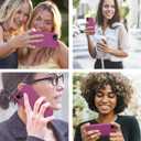 OTOFLY Designed for iPhone 16e Case,[12FT Military-Grade Protection] Silicone Shockproof Slim Cover Women Men 16e Phone Case 6.1 inch, Violet Red