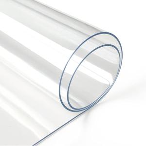PVC Clear Desk Cover Protector, Heat Resistant, 2.5mm Plastic Table Covers, Rectangular, 39in, Waterproof & Easy Cleaning for Office Dresser Night Stand (Size : 80 * 140cm (31 * 55in))