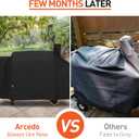 Arcedo Pellet Grill Cover Compatible with Pit Boss Sportsman 1100 and 1600, Heavy Duty Waterproof All Weather Protection Outdoor BBQ Wood Pellet Smoker Cover