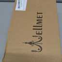 Wellmet Chandelier Shades, ONLY FOR CANDELABRA BULBS, Clip-on Fitter Lamp Shades, 3" X 6" X 5", 6 pcs Set, Bell-3x6x5 inches
