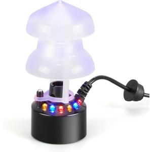 FITNATE Mist Maker, 12 LED Mister Fogger Water Fountain Pond Fog Machine Atomizer Air Humidifier, ultrasonic Mist fogger with Splash Guard, Perfect for Halloween and Other Holidays