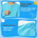 HODOSPORTS Boys UPF 50+ Rash Guard Swim Shirts with Zipper Long Sleeve Quick Dry UV Protection Sun T-Shirts (Blue)