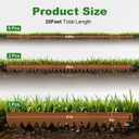 Cor ten Steel Landscape Edging 20FT – 5 Inch Metal Garden Border