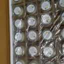 Hosley's 96 Pack of Ivory Unscented Clear Glass Filled Votive Candles