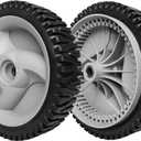 583719501 Front Drive Wheels Fit for Craftsman Mower - Front Drive Tires Wheels Fit for Craftsman & HU Front Wheel Drive Self Propelled Lawn Mower Tractor, Replace 532402657 194231X460, 2 Pack