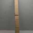 Heavy Duty Curtain Rods, 1 1/8 Inch Diameter Single Curtain Rod 72-144Inch(6-12ft) Extendable Length with End Caps Adjustable Modern Brackets-Matte Black