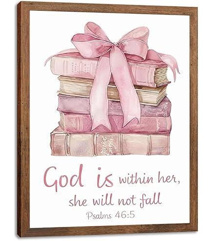 Ryeolo Brand Psalm 46:5 Christian Wall Art Print