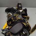 KwikSafety - Charlotte, NC - TYPHOON DiamondBACK Safety Harness [BACK SUPPORT + TONGUE BUCKLES] ANSI OSHA Premium 3 D-Ring Fall Protection Black Full Body Fall Arrest Construction Roofing Gear