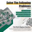 DC47-00019A Dryer Heating Element Replace 35001247, AP4045884,AH2038533,Fit for Dryer Model DVE50R5400V/A3 DVE50M7450W/A3 DV40J3000EW/A2 DV42H5200EP/A3