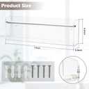Clear Acrylic Wall Magazine Holder & Brochure Holder, Nursery Book Shelves for School Kids Room Waiting Room Living Room Office Home Display Decor (2 Pack 17 Inch)