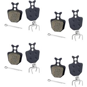 4 Pairs Bike Brake Pads, Excellent Performance Mountain Bike Disk Brake Pads Replacement Compatible with Giant DA6 DA7 DA8, for Formula The One ORO K18 K24