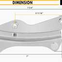 4 Point Docking Hardware Kit for Harley Touring Electra Glide Road Glide Street Glide Road King 2014-2026 (Chrome)