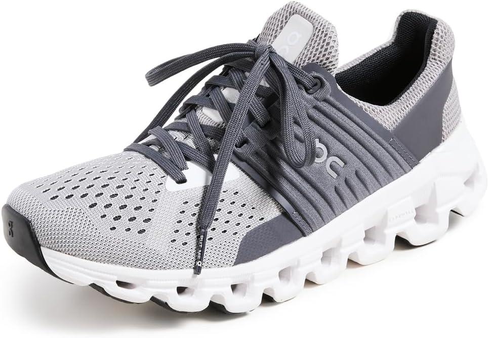 On Women's Cloudswift Sneakers, Alloy/Eclipse, Grey, 10.5