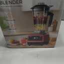Blenders for Kitchen, 1800W High Speed Smoothie Maker with 68oz Large Pitcher, 20oz Travel Cup, Pulse Self-Cleaning & Overheat Protection, Red