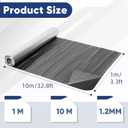39.6inx32.8ft Self-Adhesive Roofing Felt, Bitumen Waterproof Repair Tape Roof Underlayment Protector Roll Patch Seal Tape Waterproofing Roof Cladding for Roof Leak,Surface Cracks (3.3x32.8ft)