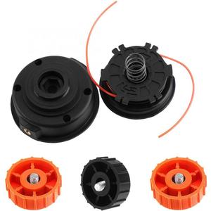 Realman Trimmer Head for Troy-Bilt TB10CS TB15CS TB20CS TB20DC TB22EC TB26CO TB32EC TB80EC TB252S Yard Man YM26Co YM20CS YM400 Murray DA-03001-A Rotary 10192 Oregon 55-994 (with OOB Knobs)