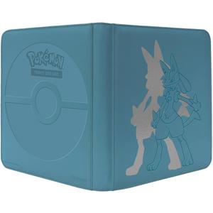 Ultra Pro | Pokemon Elite Series: Lucario 12-Pocket Zippered PRO Binder | Trading Card Game Accessory| Ages 6+