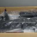 Smoked Power Heated Tow Mirrors Compatible with 2002-2008 Dodge Ram 1500, 2002-2009 2500 3500, Manual Flip & Fold Tow Side Mirrors, Turn Signal, Black Housing