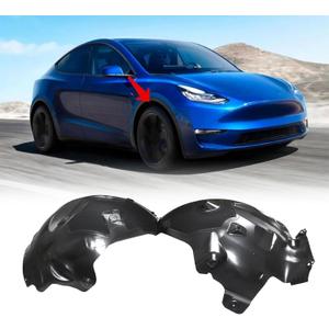 NLQR Front Right Passenger Side Fender Liner/Inner Wheel Liner Compatible with Tesla Model Y 2020-2023, Replace 1492614-00-A 1492614-00-C 1492614-00-D 149261400A