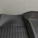 Floor Mats & Cargo Liner Set Fit for 2020-2024 2025 Hyundai Venue (Cargo Liner Only Fit The Upper Layer) All Weather Protection TPE Anti-Slip Car Full Set Floor Liners Custom Accessories-Black