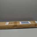 EaseLife 6 FT Sliding Barn Door Track and Handle Hardware Kit,Basic J Pulley,Slide Smoothly Quietly,Easy Install (6FT Track Kit for 30"~36" Wide Single Door)