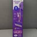 Swiffer PowerMop Multi-Surface Mop Kit for Floor Cleaning, Includes PowerMop, 2 Mopping Pad Refills, 1 Cleaning Solution with Fresh Scent and 2 Batteries (Purple and White)