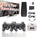 Retro Gaming Console Plug and Play for 90s Old Classic Video 2025 Retro Game Stick pro tv Nineties Arcade Device Built in Over 20000 Games Match 2.4g Wireless Controller Gamepad x2