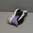 Women Sneakers Slip On Walking Tennis 7.5, Black Purple