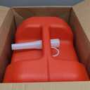 Scepter FSCG552 Fuel Container with Spill Proof Spout with Bonus Spout Extender, Rear Handle Red Gas Can, 5 Gallon