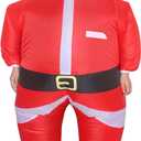 Inflatable Christmas Costume Blow up Xmas Costume Cosplay Party Halloween Christmas Suit Xmas Suit Jumpsuit