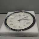 Glow in The Dark Wall Clock for Bedroom, 13 Inch Night Light Wall Clocks Battery Operated Silent Non Ticking Wall Clock with Night Light, Modern Wall Clocks for Living Room, Easy to Read