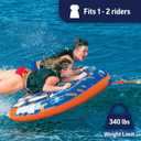 WOW Sports Nova Towable Deck Tube, Large Towable Tube for Boating 2 Persons