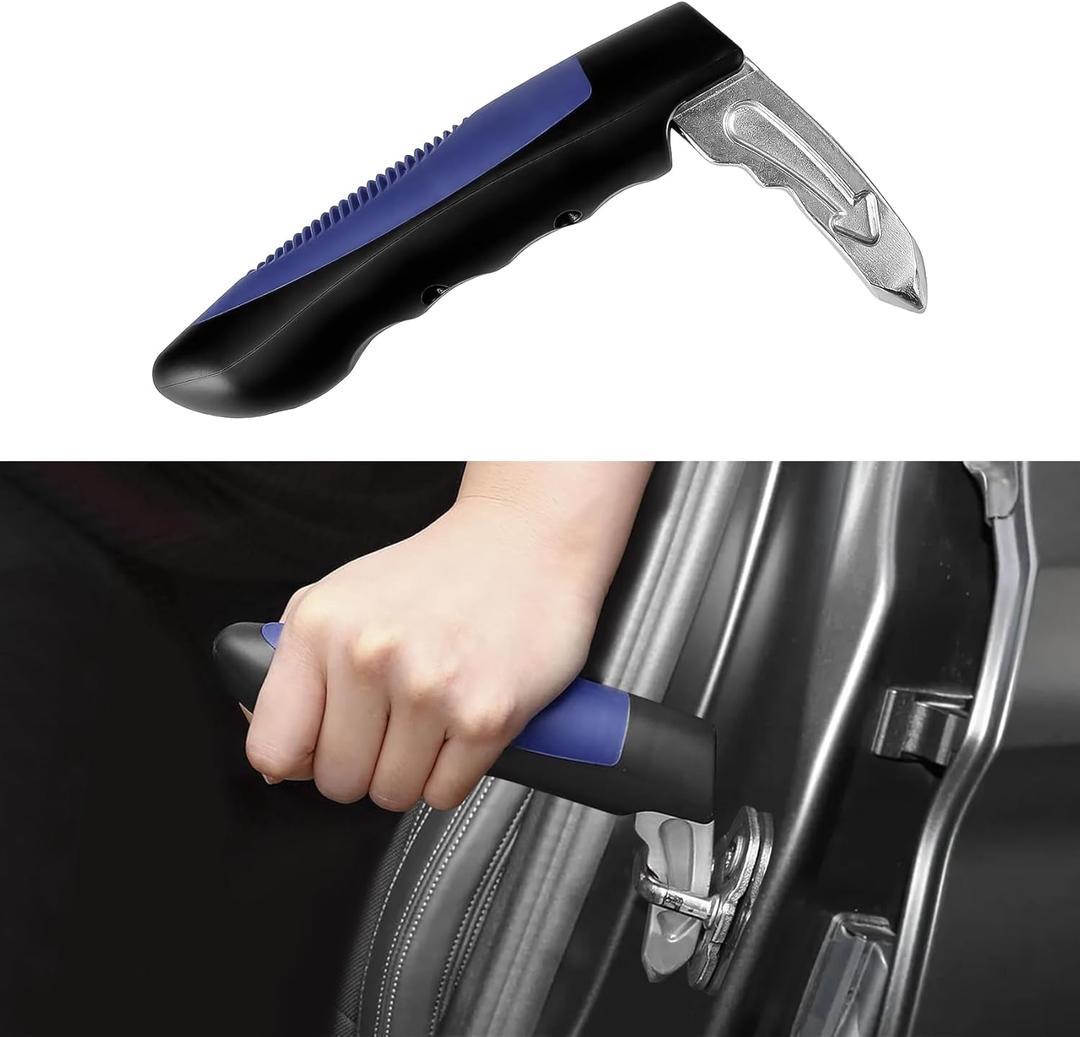Car Handle Assist for Elderly, Car Door Handle, Multifunction Automotive Grab Handles, Universal Automotive Accessories Car Support Mobility Aid Grab Bar Handle for Disabled and Elderly (Blue)