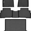 GINOWY-Floor Mats & Cargo Liner for Kia Sportage Hybrid 2026, TPE All Weather Sportage 2026 Floor Mats, Waterproof Trunk Mat Non-Slip Trunk Mat Floor Liners Accessories Black