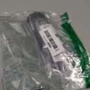 Goowin Shower Curtain Hooks, 12 Pcs Shower Curtain Rings, Stainless Steel Black Shower Curtain Hooks, Shower Curtain Rings Rust Proof, Smooth Sliding Anti-Drop Double Shower Rings for Curtain (Black) (Modern)