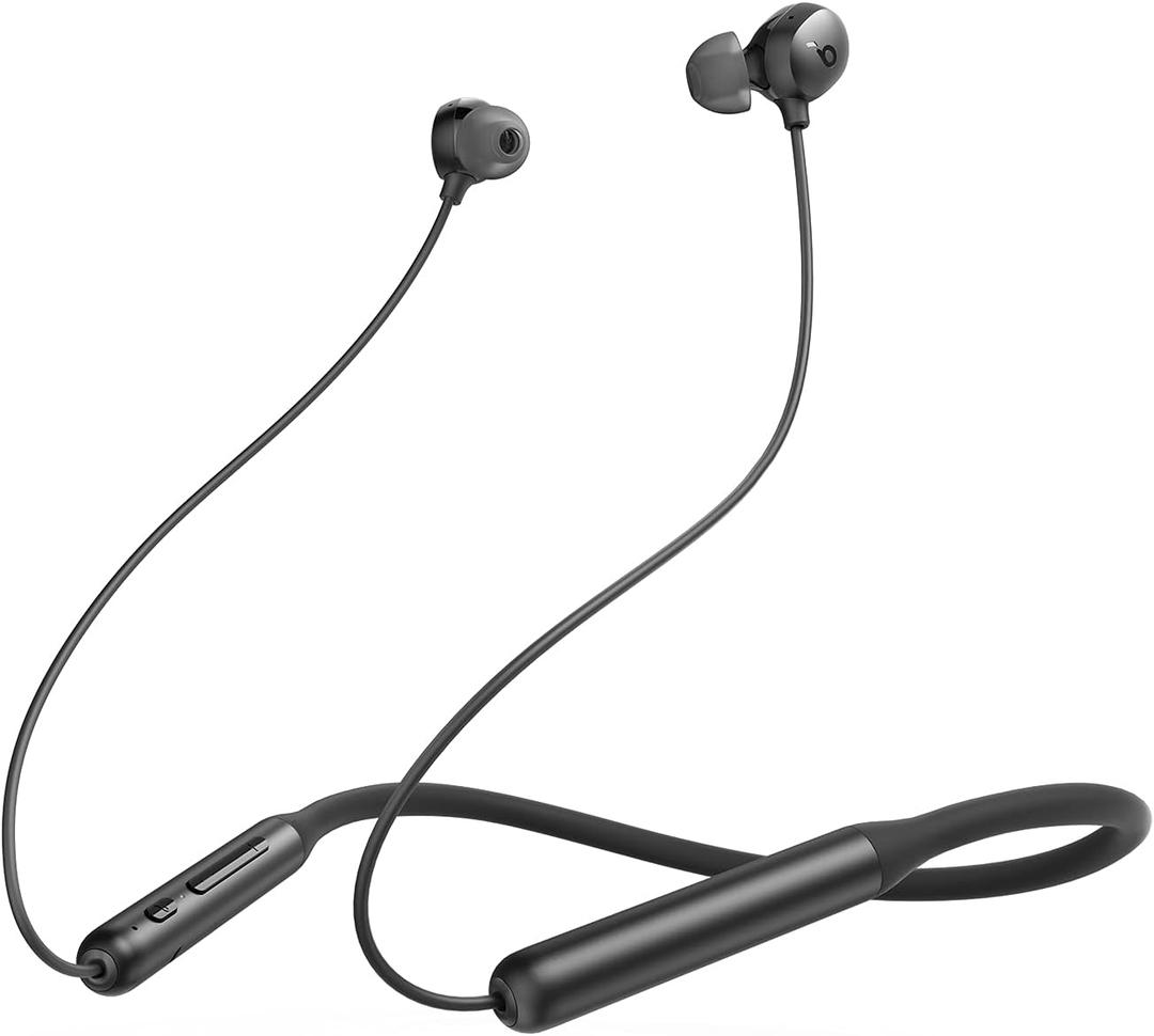 Soundcore by Anker Life U2i Wireless Neckband Headphones, 10mm Drivers with BassUp Technology, 24H Playtime, AI-Enhanced Calls, Foldable and Lightweight, IPX5 Water-Resistant, Secure Fit, Bluetooth 5 Soundcore by Anker Life U2i Wireless Neckband Headphones, 10mm Drivers with BassUp Technology, 24H Playtime, AI-Enhanced Calls, Foldable and Lightweight, IPX5 Water-Resistant, Secure Fit, Bluetooth 5